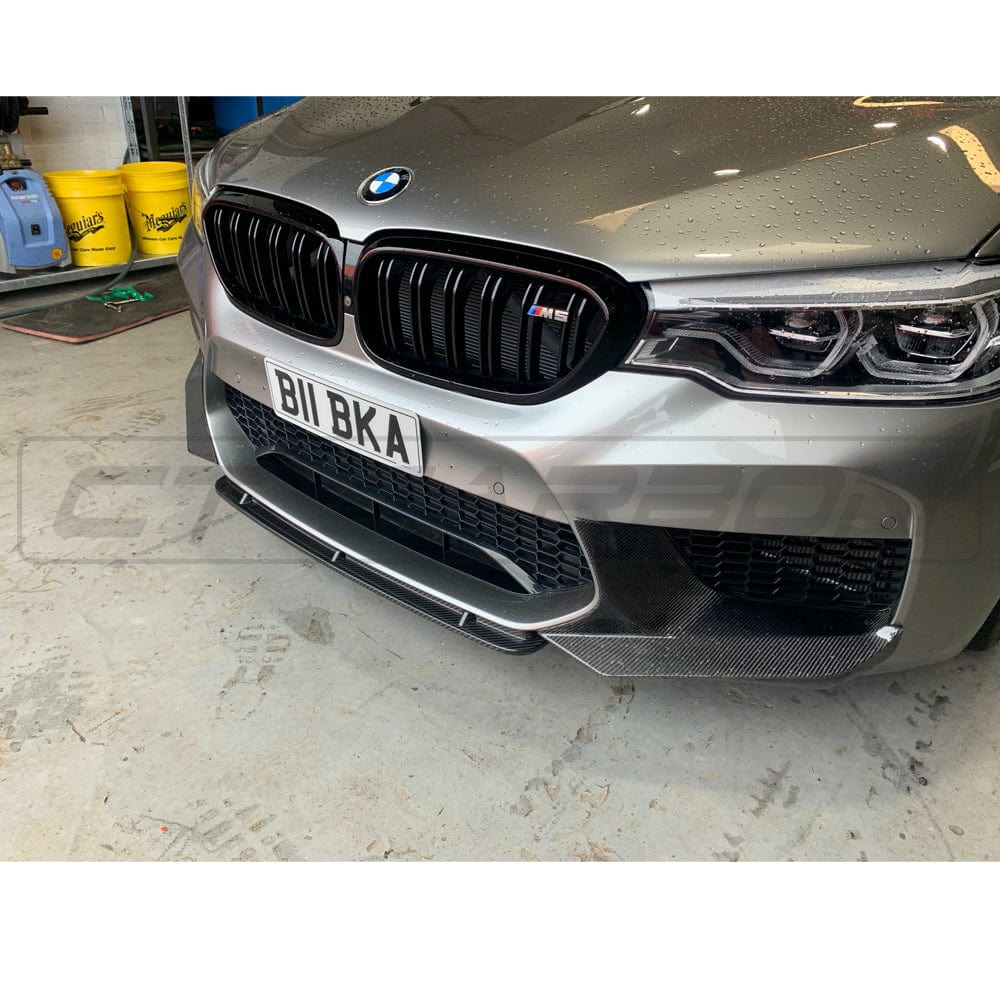 CT CARBON Splitter BMW F90 M5 CARBON FIBRE MIDDLE SPLITTER - S STYLE