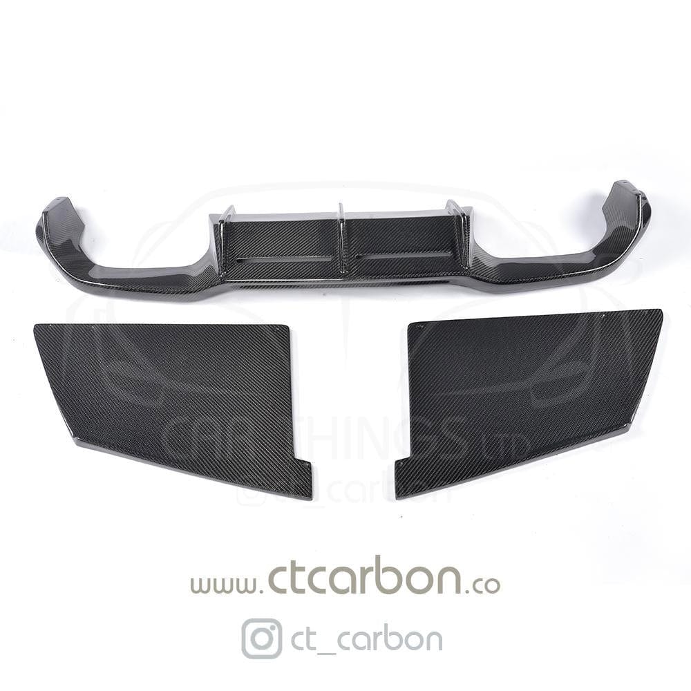 CT CARBON Splitter BMW M2/M2C F87 CARBON FIBRE DIFFUSER - MT STYLE