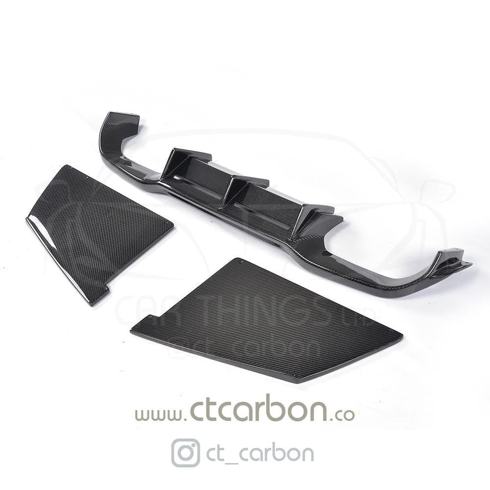 CT CARBON Splitter BMW M2/M2C F87 CARBON FIBRE DIFFUSER - MT STYLE