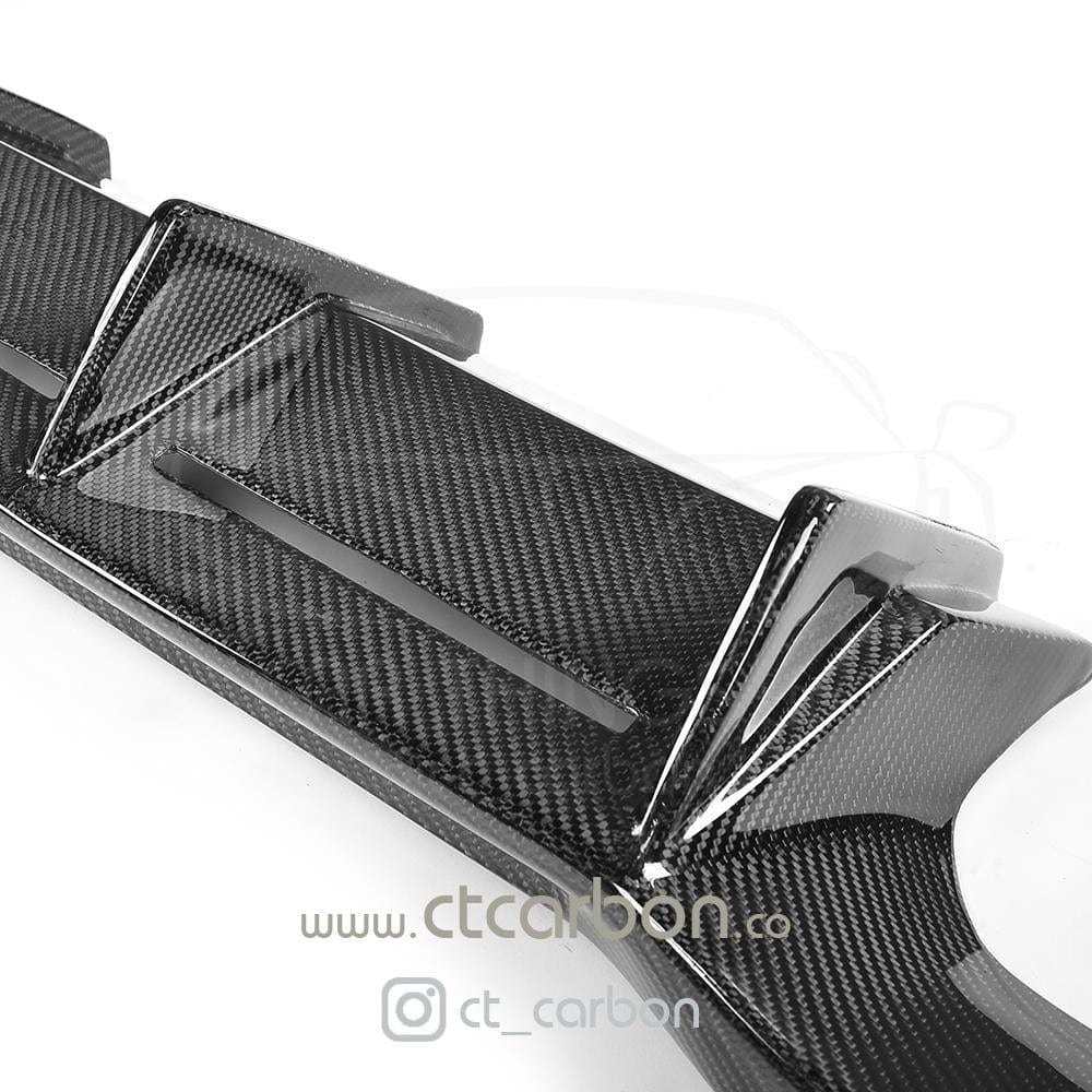 CT CARBON Splitter BMW M2/M2C F87 CARBON FIBRE DIFFUSER - MT STYLE