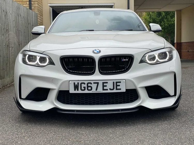 CT CARBON Splitter BMW M2/M2C F87 CARBON FIBRE MIDDLE SPLITTER - SK STYLE