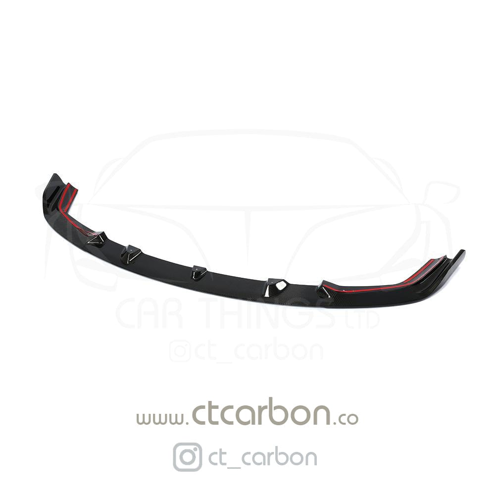 CT CARBON Splitter BMW M2C F87 CARBON FIBRE SPLITTER - 3D STYLE