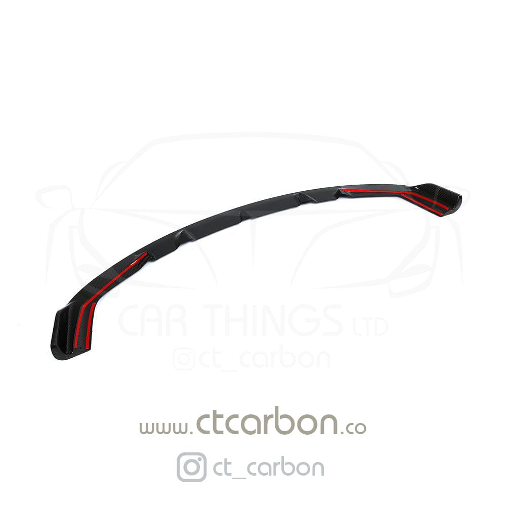 CT CARBON Splitter BMW M2C F87 CARBON FIBRE SPLITTER - 3D STYLE