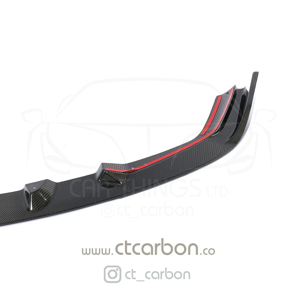 CT CARBON Splitter BMW M2C F87 CARBON FIBRE SPLITTER - 3D STYLE