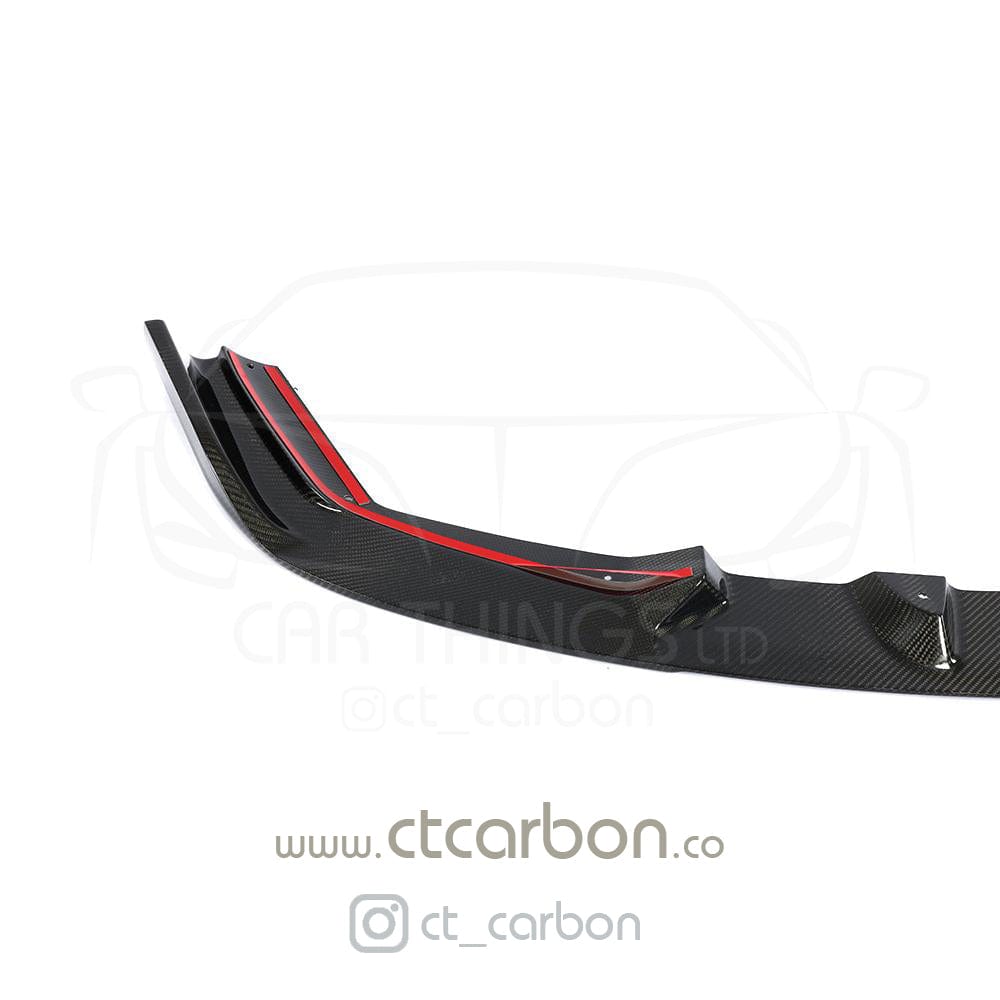 CT CARBON Splitter BMW M2C F87 CARBON FIBRE SPLITTER - 3D STYLE