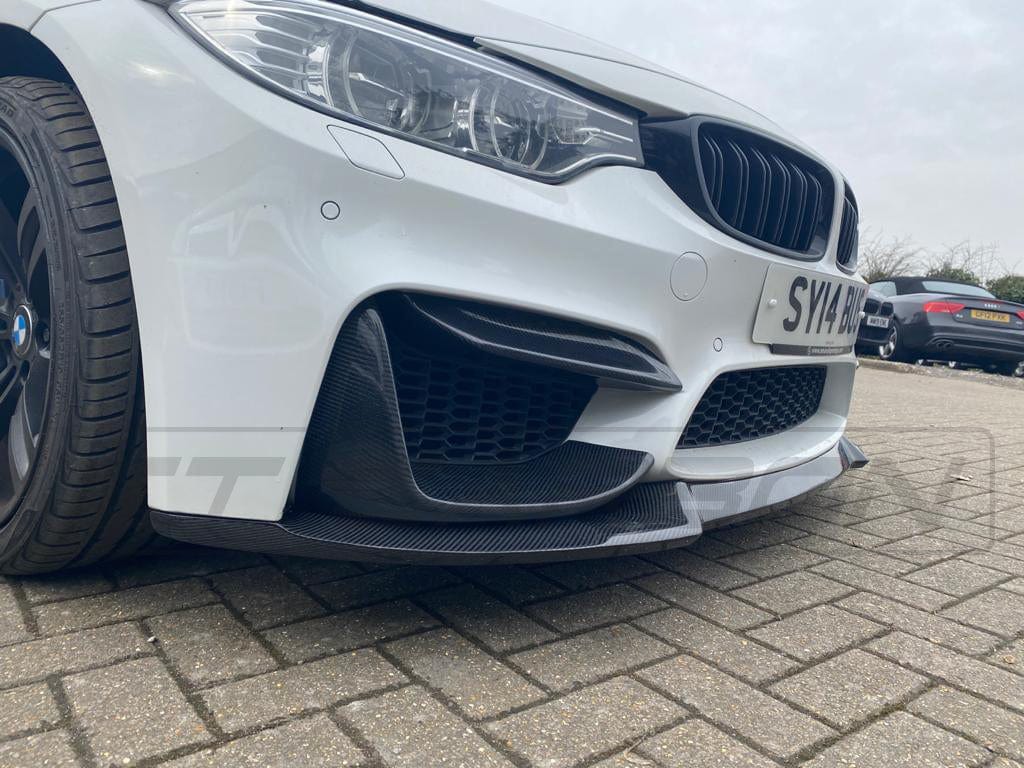 CT CARBON Splitter BMW M3 (F80) FULL CARBON FIBRE KIT - CS STYLE