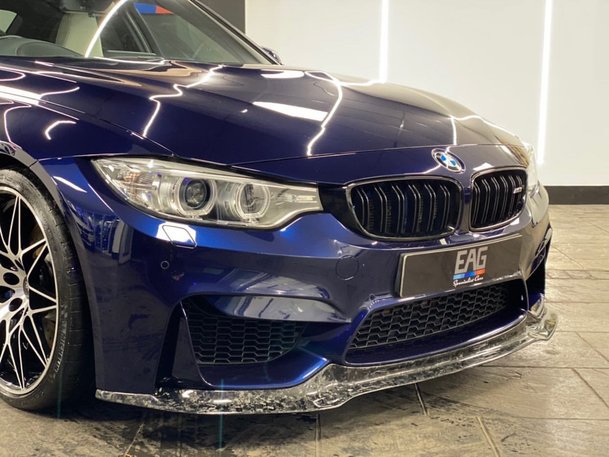 CT CARBON Splitter BMW M3 (F80) FULL FORGED CARBON FIBRE KIT - V STYLE