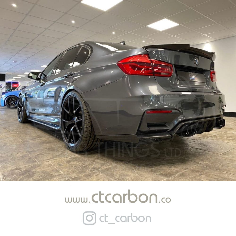 CT CARBON Splitter BMW M3 (F80) SALOON FULL CARBON FIBRE KIT - V STYLE