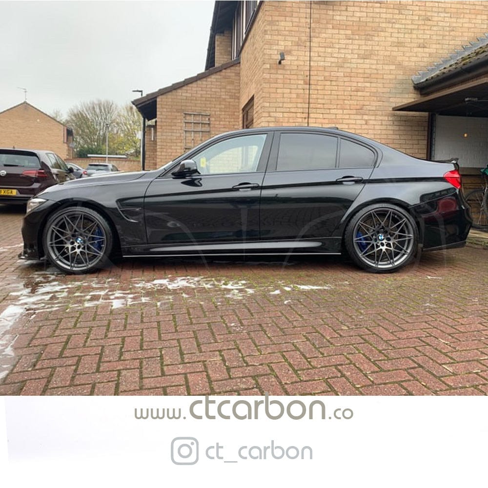 CT CARBON Splitter BMW M3 (F80) SALOON FULL CARBON FIBRE KIT - V STYLE