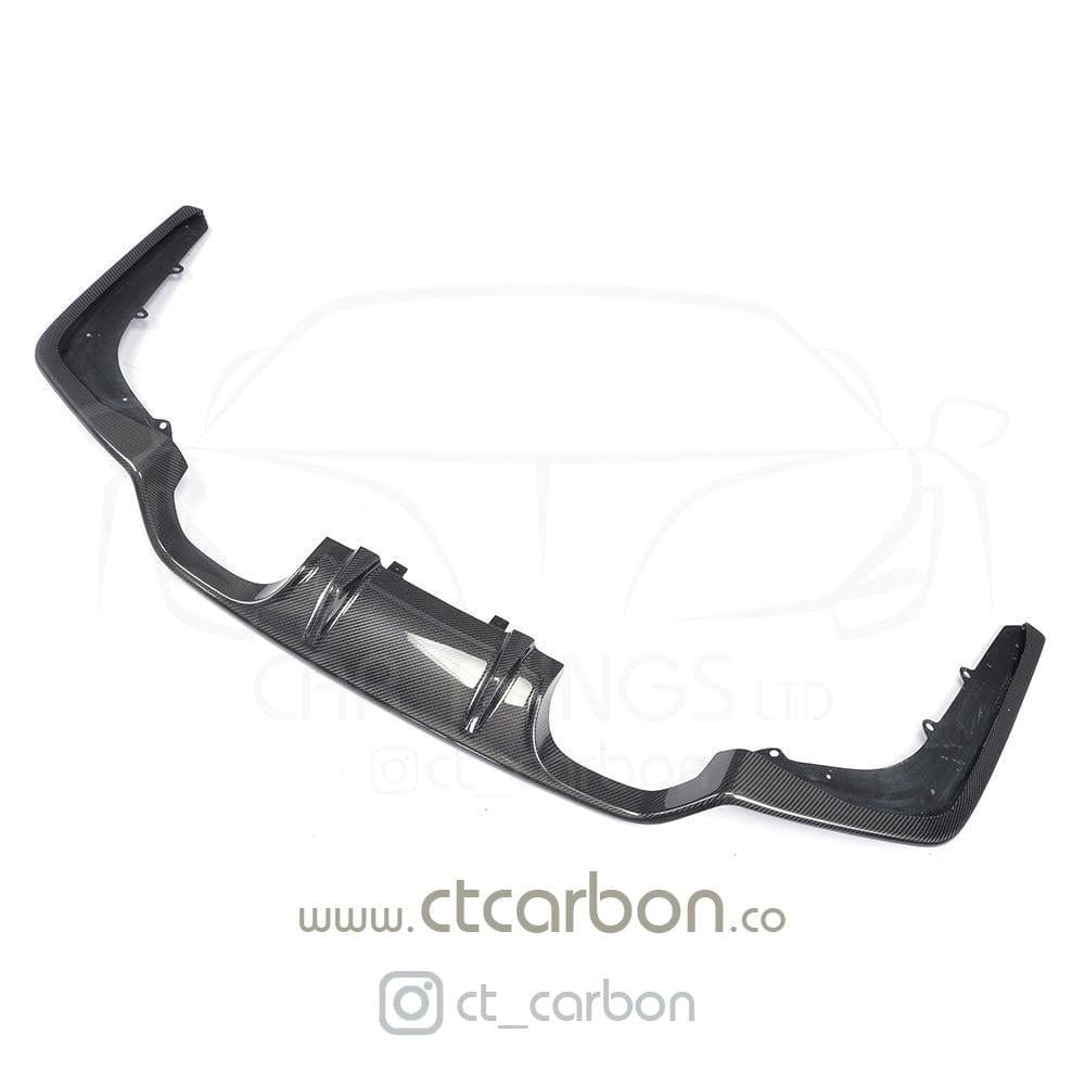 CT CARBON Splitter BMW M3/M4 (F80 F82 F83) CARBON FIBRE DIFFUSER - 3D STYLE