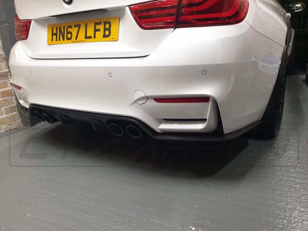 CT CARBON Splitter BMW M3/M4 (F80 F82 F83) CARBON FIBRE DIFFUSER - 3D STYLE