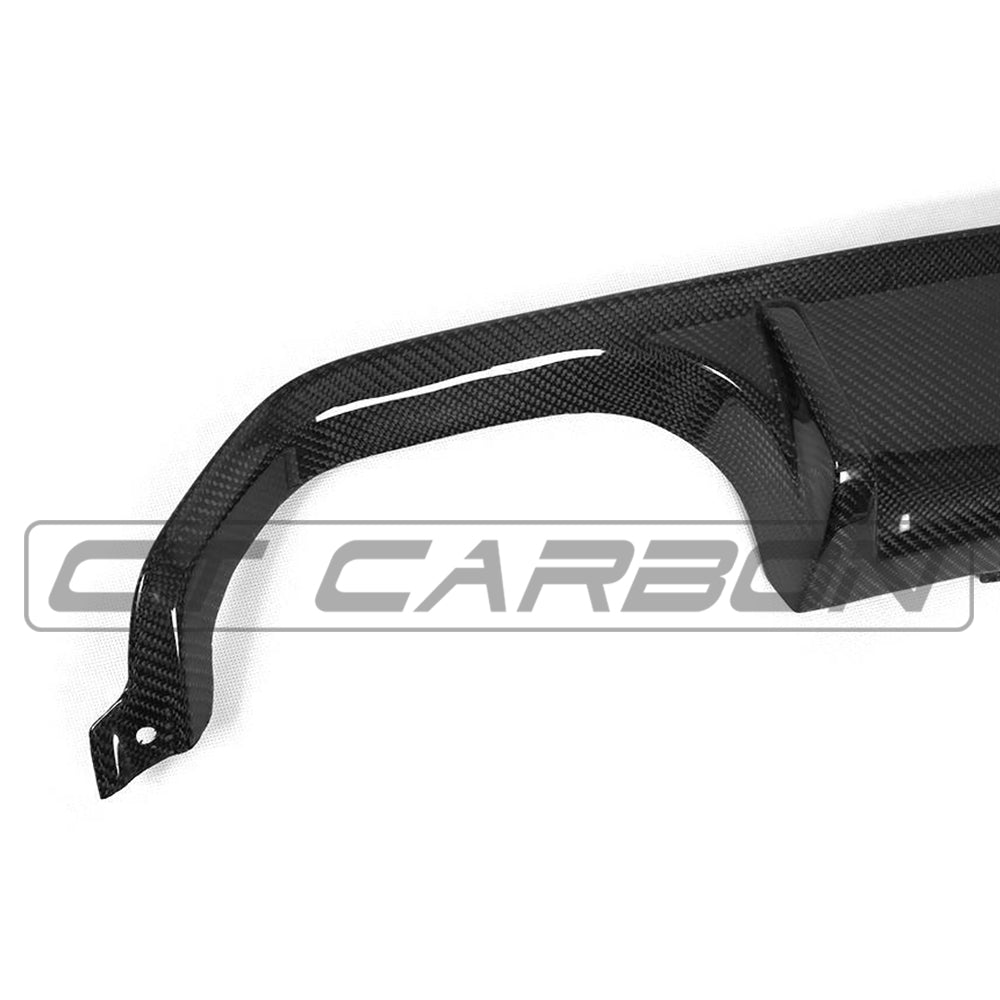 CT CARBON Splitter BMW M3/M4 (F80 F82 F83) CARBON FIBRE DIFFUSER - MP STYLE