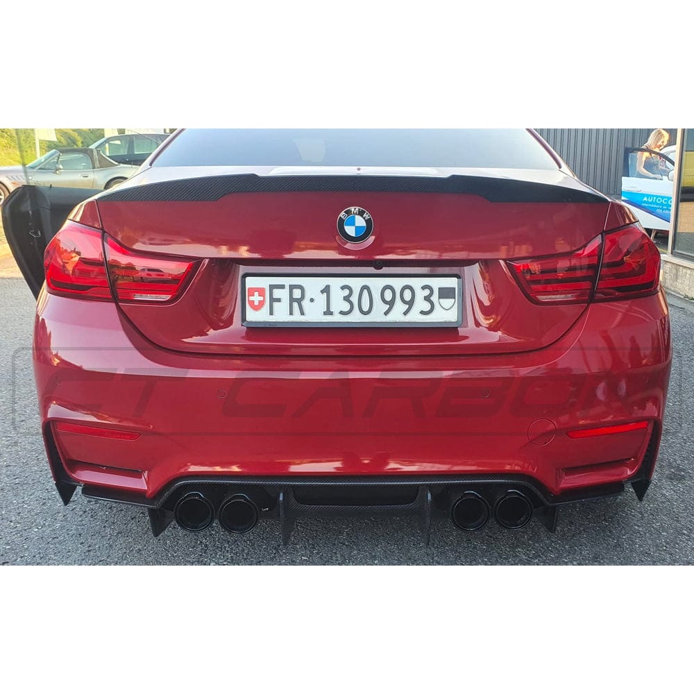 CT CARBON Splitter BMW M3/M4 (F80 F82 F83) CARBON FIBRE DIFFUSER - PS STYLE