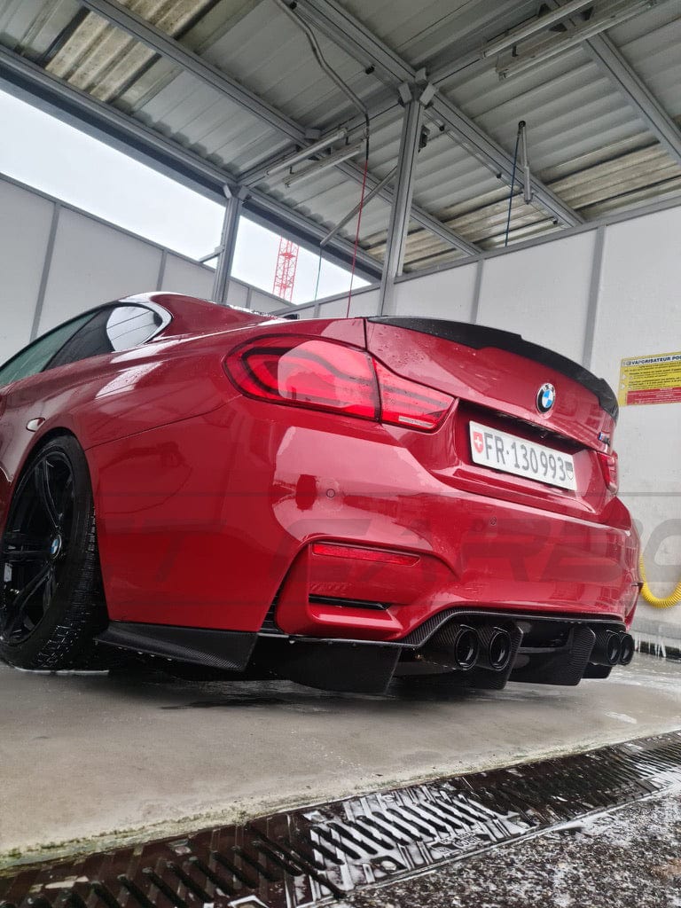 CT CARBON Splitter BMW M3/M4 (F80 F82 F83) CARBON FIBRE DIFFUSER - PS STYLE