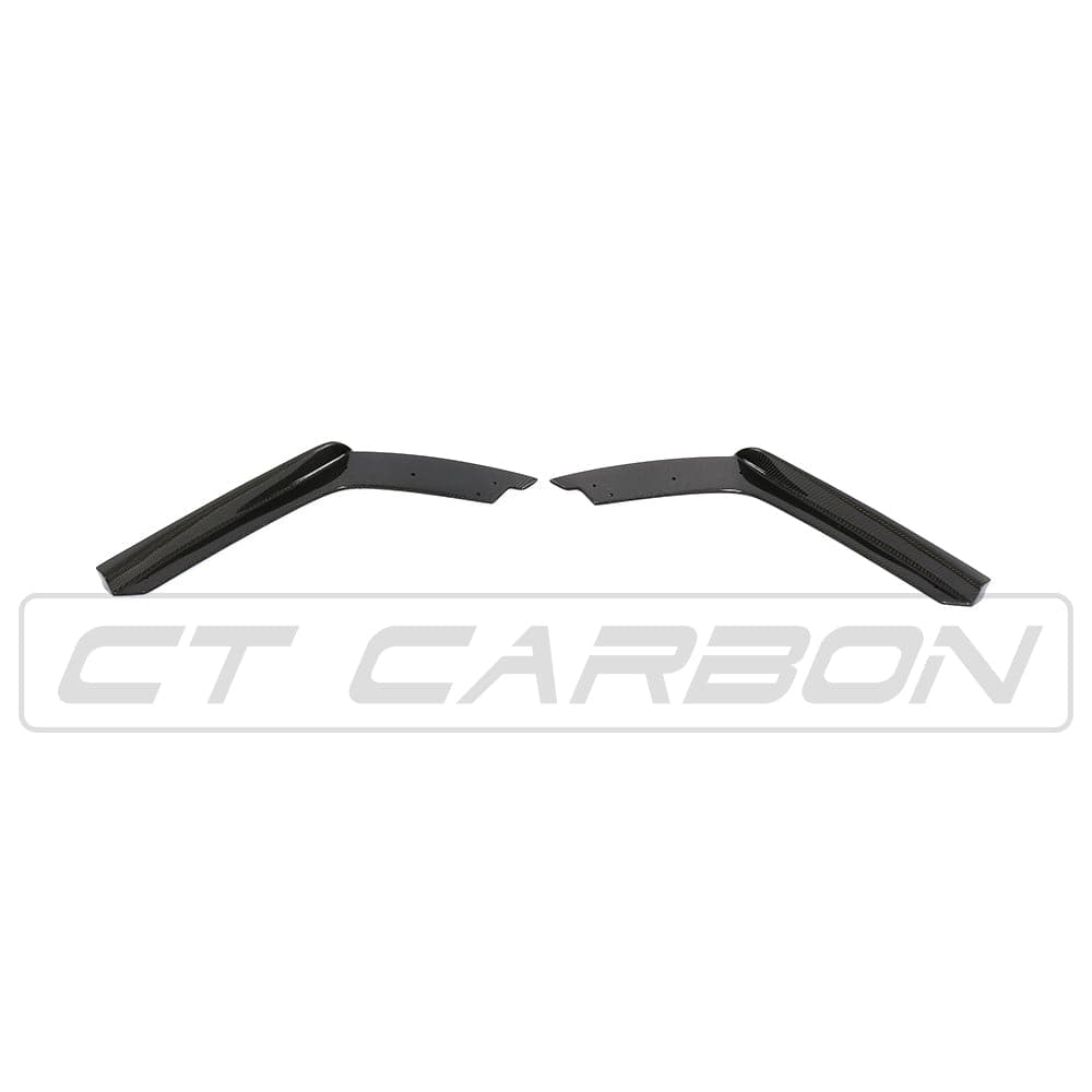 CT CARBON Splitter BMW M3/M4 (F80 F82 F83) CARBON FIBRE REAR BUMPER CORNERS