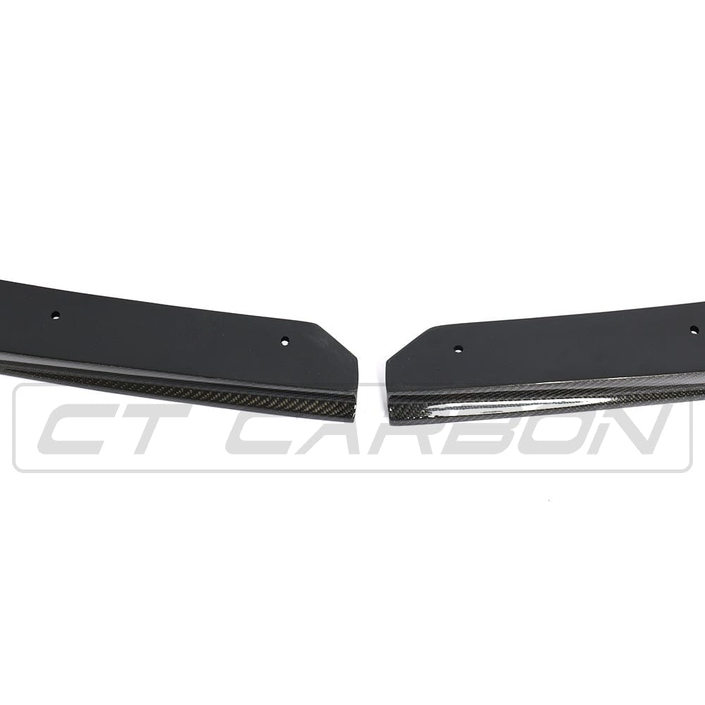 CT CARBON Splitter BMW M3/M4 (F80 F82 F83) CARBON FIBRE REAR BUMPER CORNERS