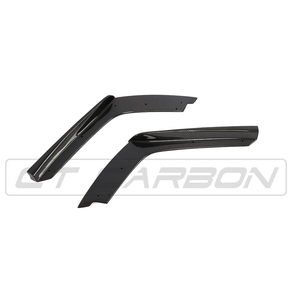 CT CARBON Splitter BMW M3/M4 (F80 F82 F83) CARBON FIBRE REAR BUMPER CORNERS