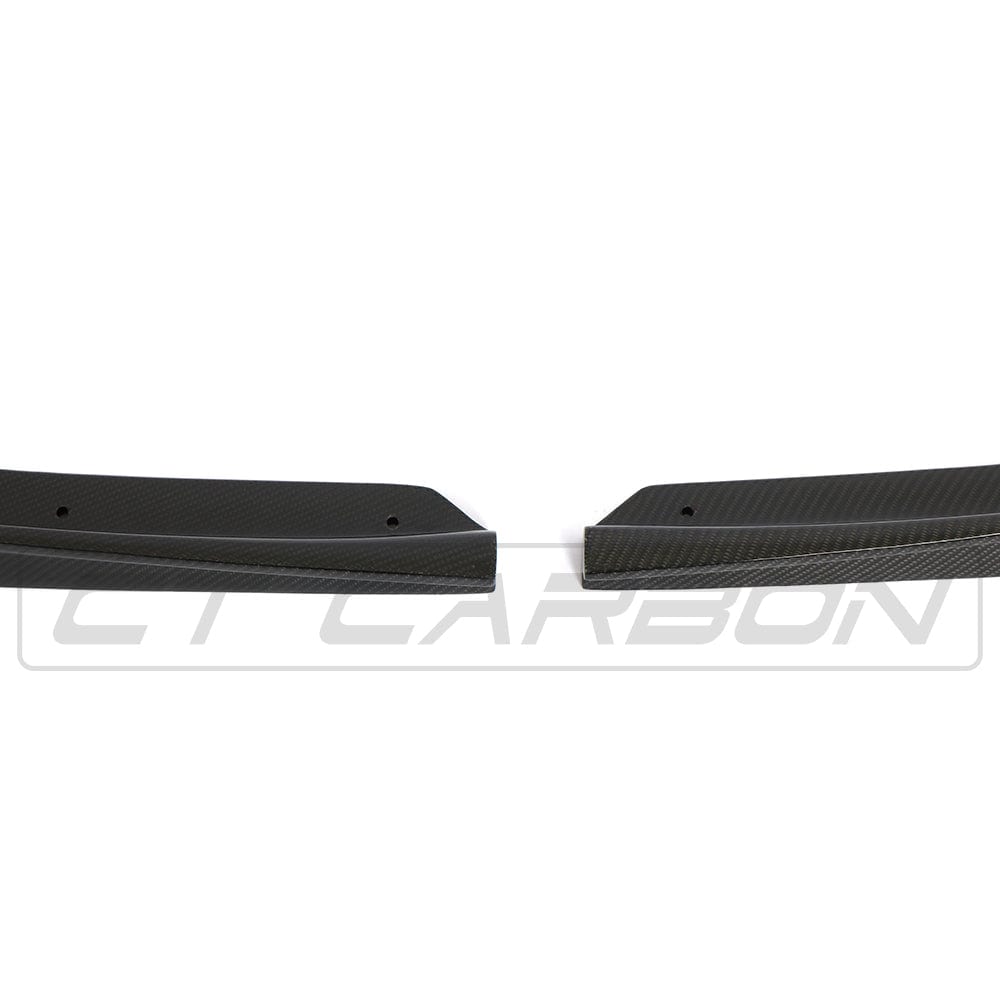 CT CARBON Splitter BMW M3/M4 (F80 F82 F83) CARBON FIBRE REAR BUMPER CORNERS