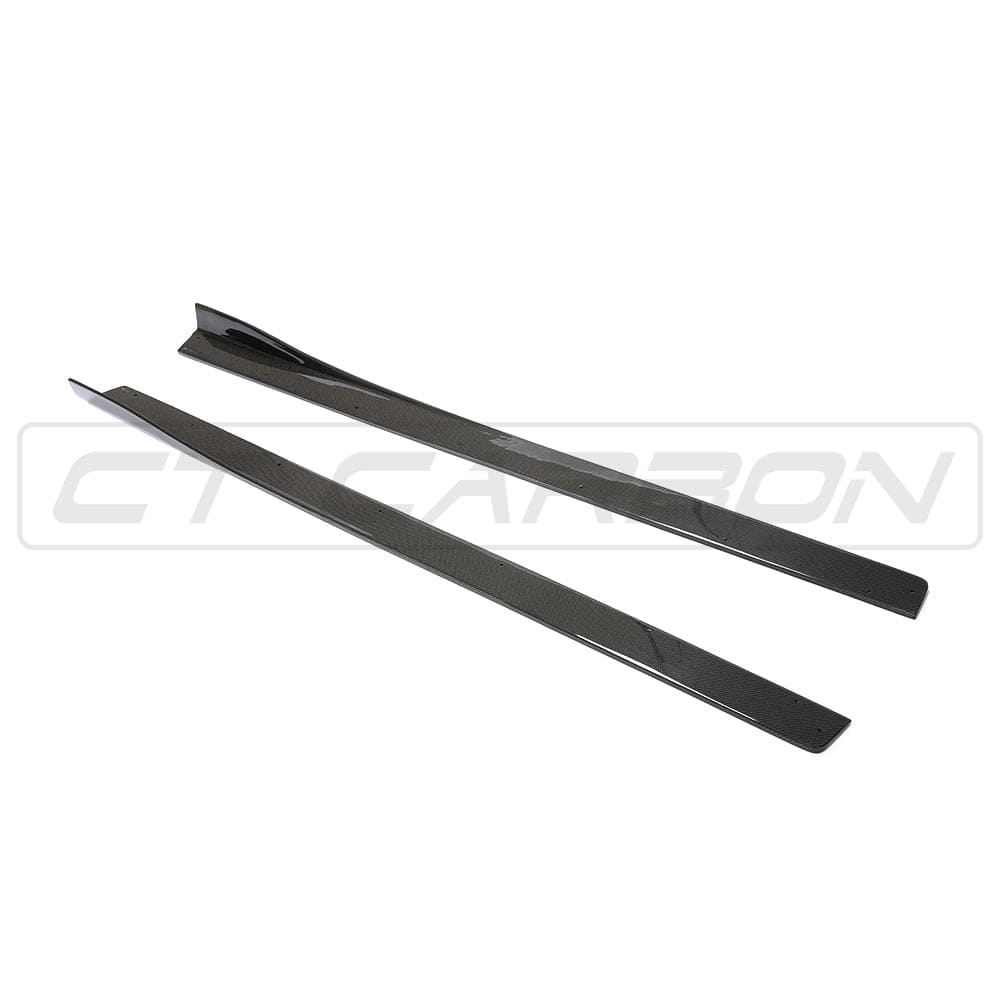 CT CARBON Splitter BMW M3/M4 (F80 F82 F83) CARBON FIBRE SIDE SKIRTS - 3D STYLE