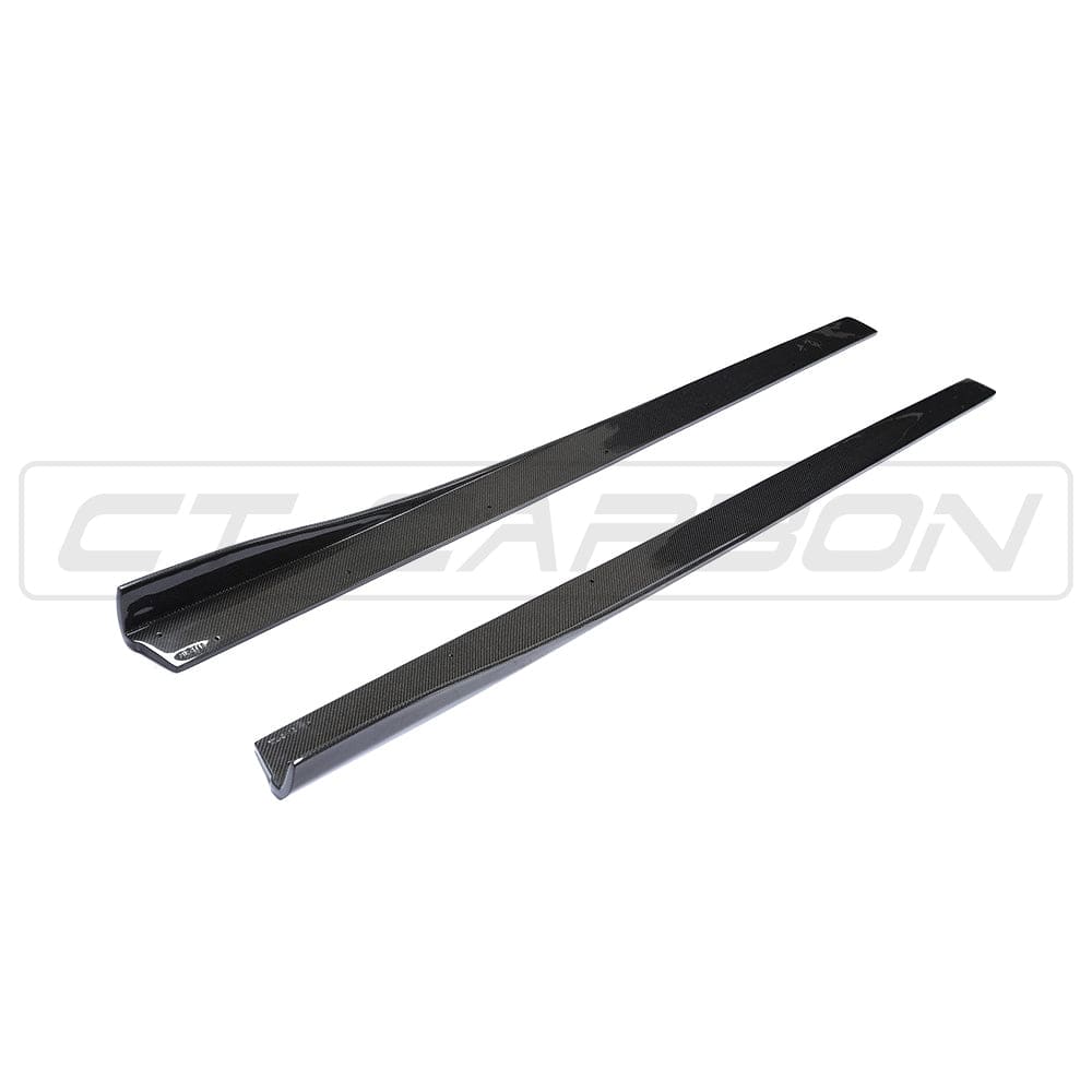 CT CARBON Splitter BMW M3/M4 (F80 F82 F83) CARBON FIBRE SIDE SKIRTS - 3D STYLE