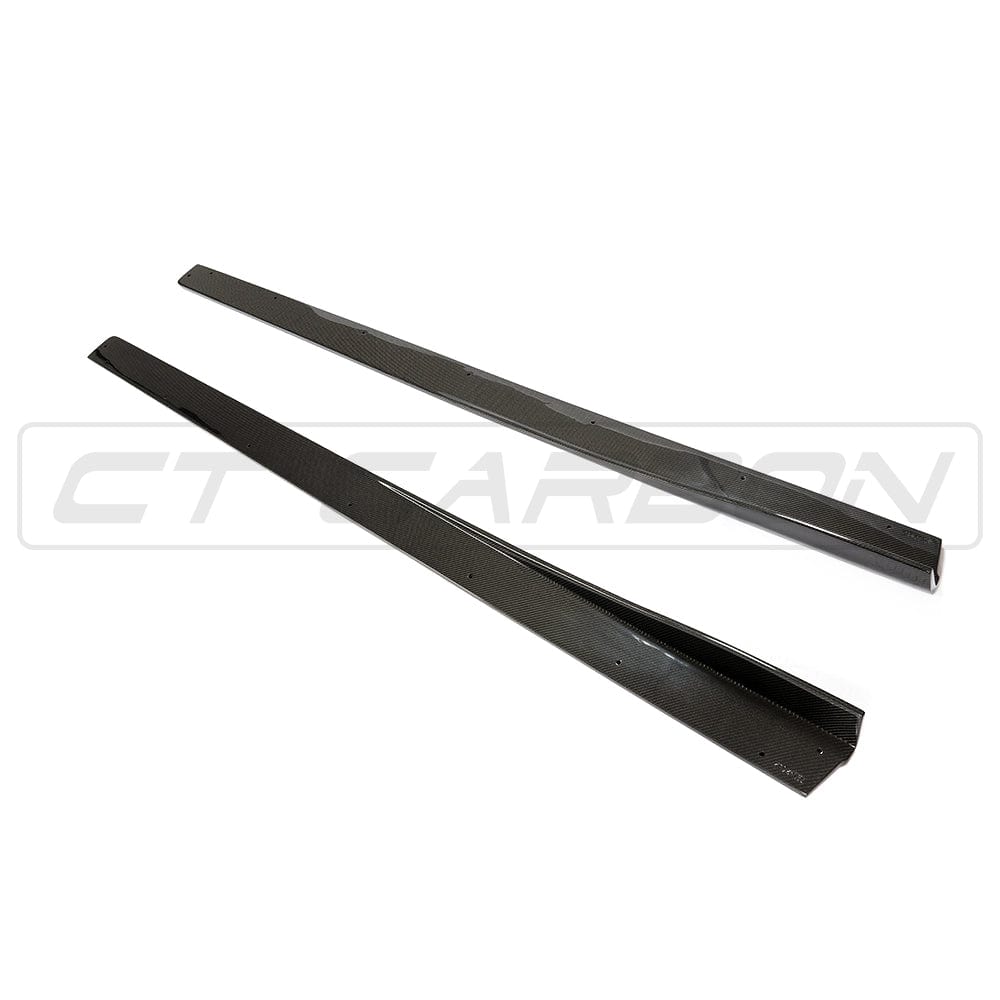 CT CARBON Splitter BMW M3/M4 (F80 F82 F83) CARBON FIBRE SIDE SKIRTS - 3D STYLE