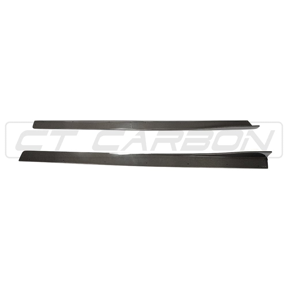 CT CARBON Splitter BMW M3/M4 (F80 F82 F83) CARBON FIBRE SIDE SKIRTS - 3D STYLE