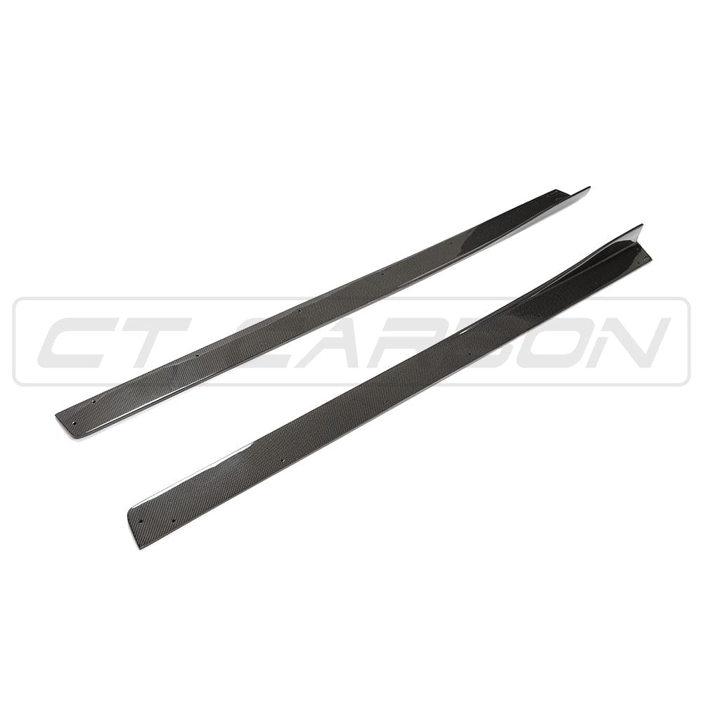 CT CARBON Splitter BMW M3/M4 (F80 F82 F83) CARBON FIBRE SIDE SKIRTS - 3D STYLE