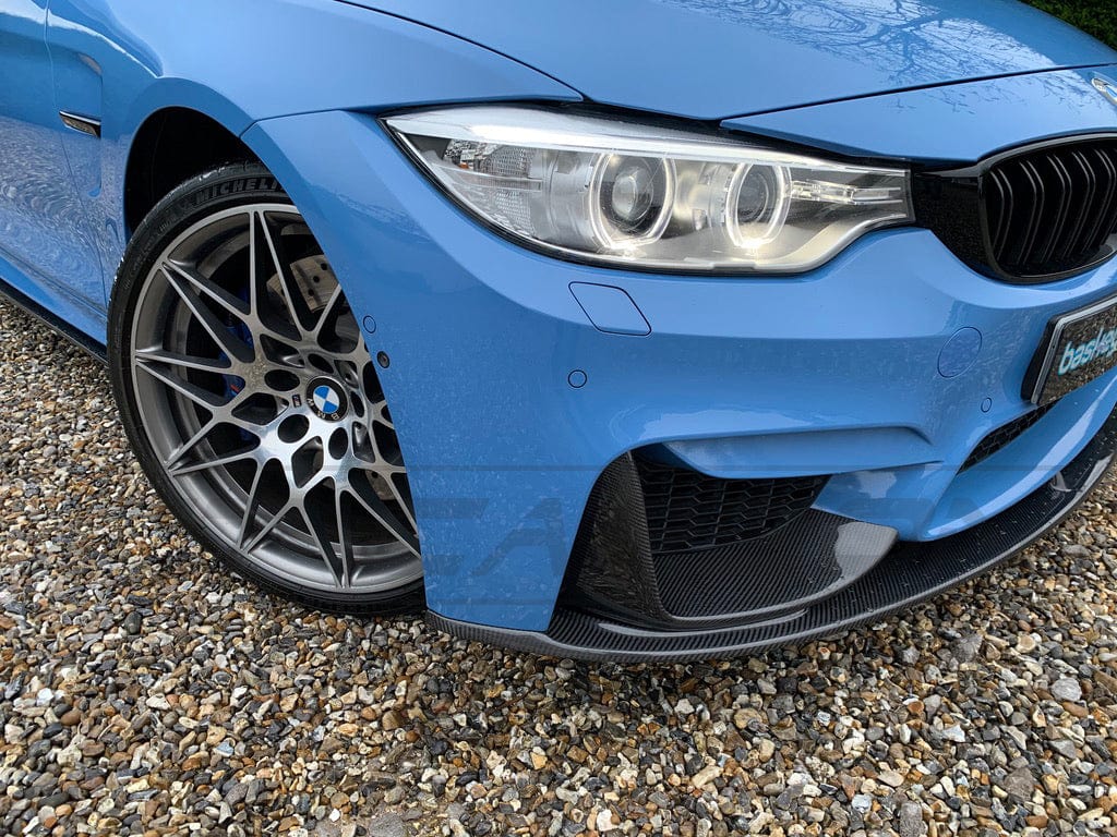 CT CARBON Splitter BMW M3/M4 (F80 F82 F83) CARBON FIBRE SPLITTER (3 PIECE) - MP STYLE