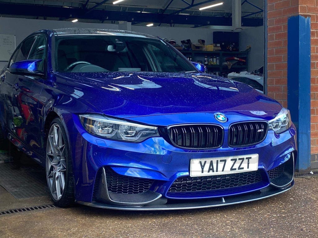 CT CARBON Splitter BMW M3/M4 (F80 F82 F83) CARBON FIBRE SPLITTER (3 PIECE) - MP STYLE