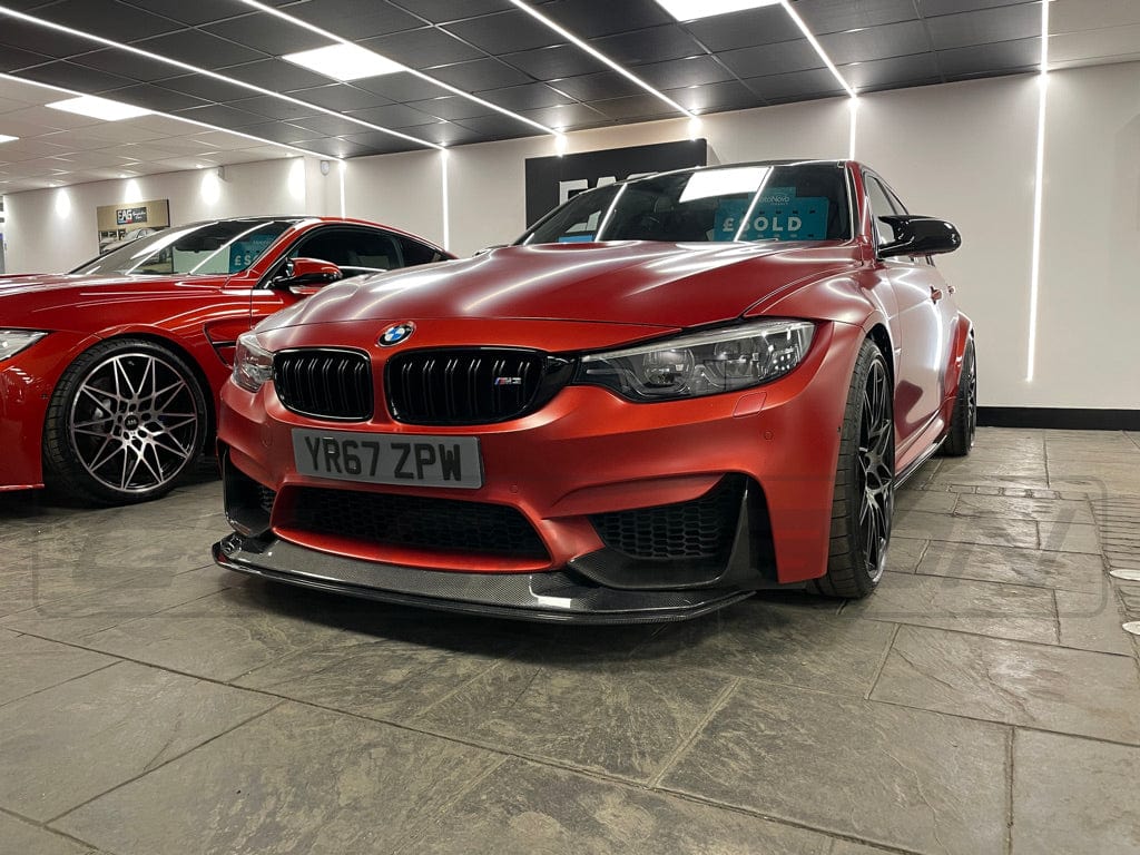 CT CARBON Splitter BMW M3/M4 (F80 F82 F83) CARBON FIBRE SPLITTER - GTS STYLE