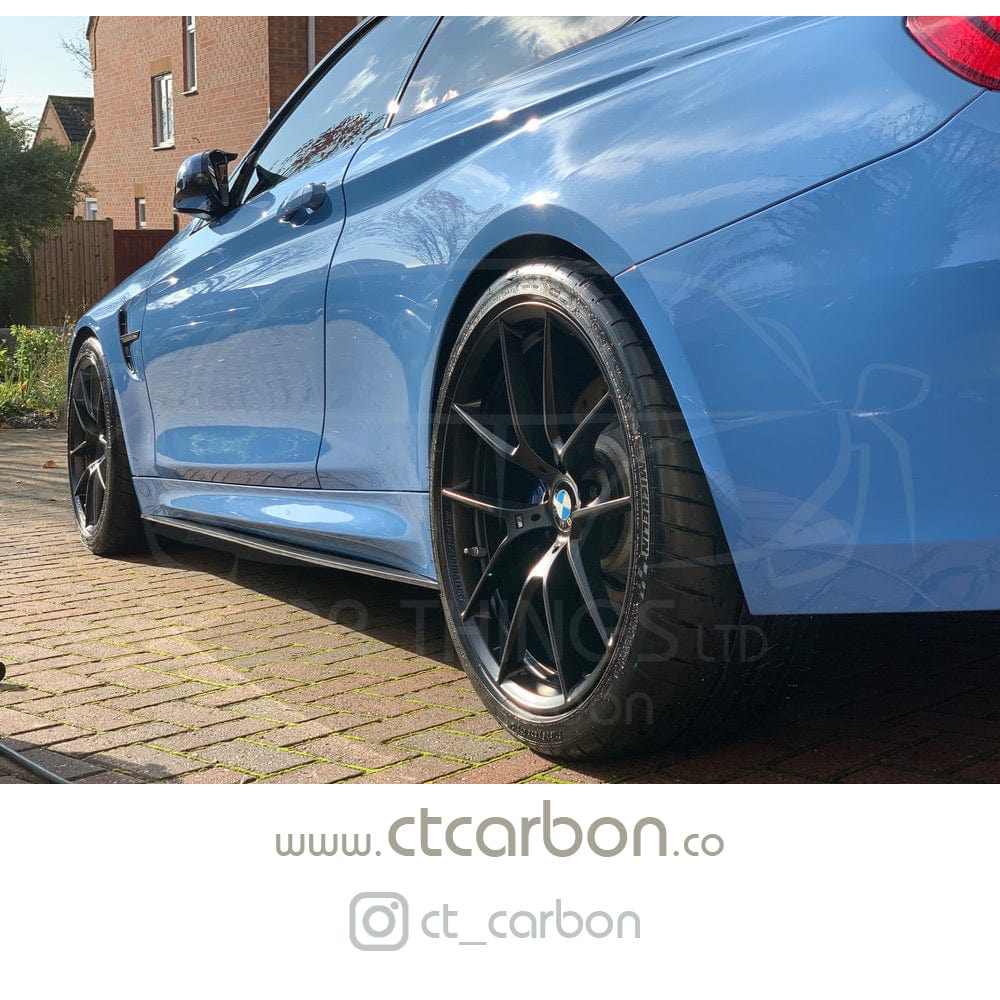 CT CARBON Splitter BMW M4 (F83) CONVERTIBLE FULL CARBON FIBRE KIT - V STYLE