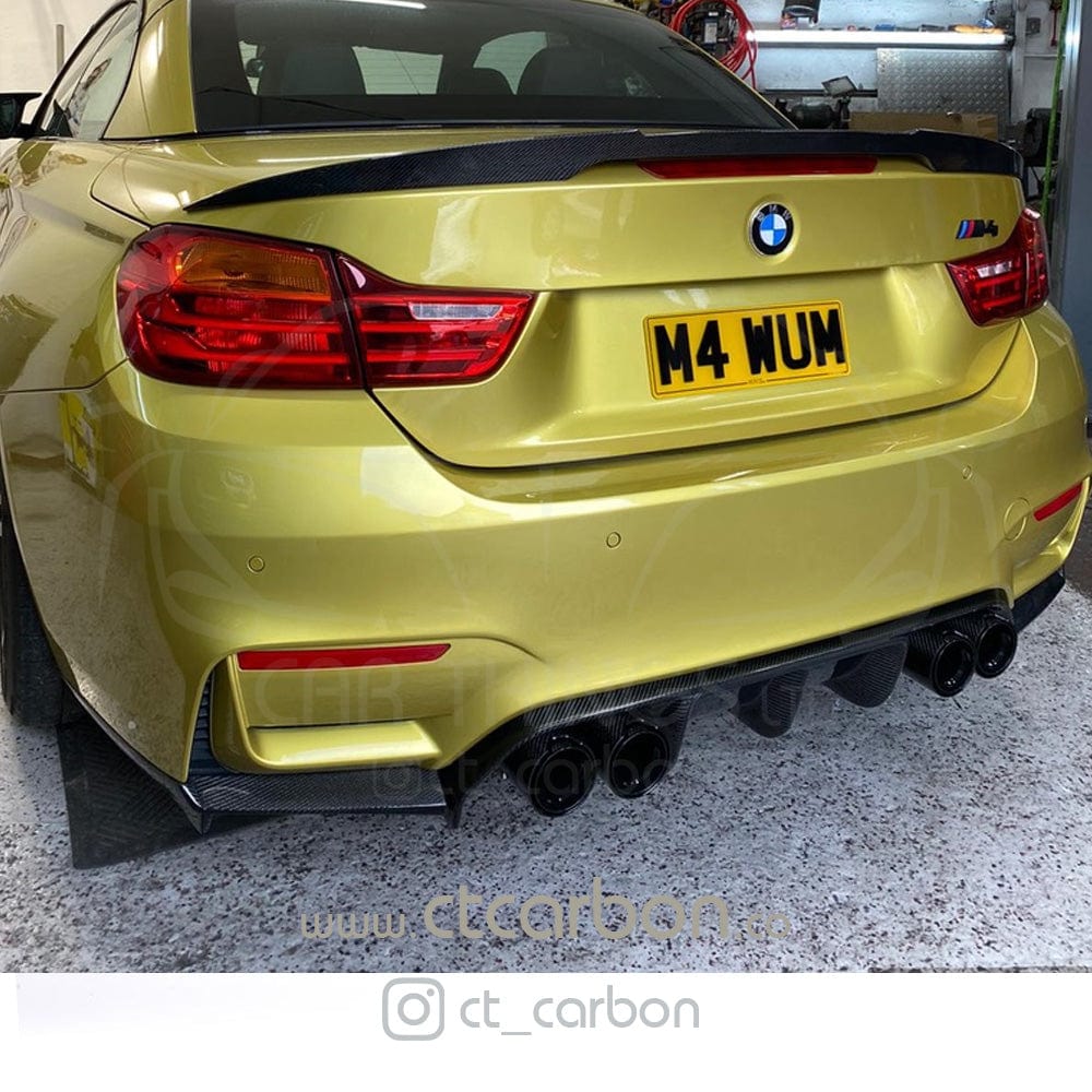 CT CARBON Splitter BMW M4 (F83) CONVERTIBLE FULL CARBON FIBRE KIT - V STYLE