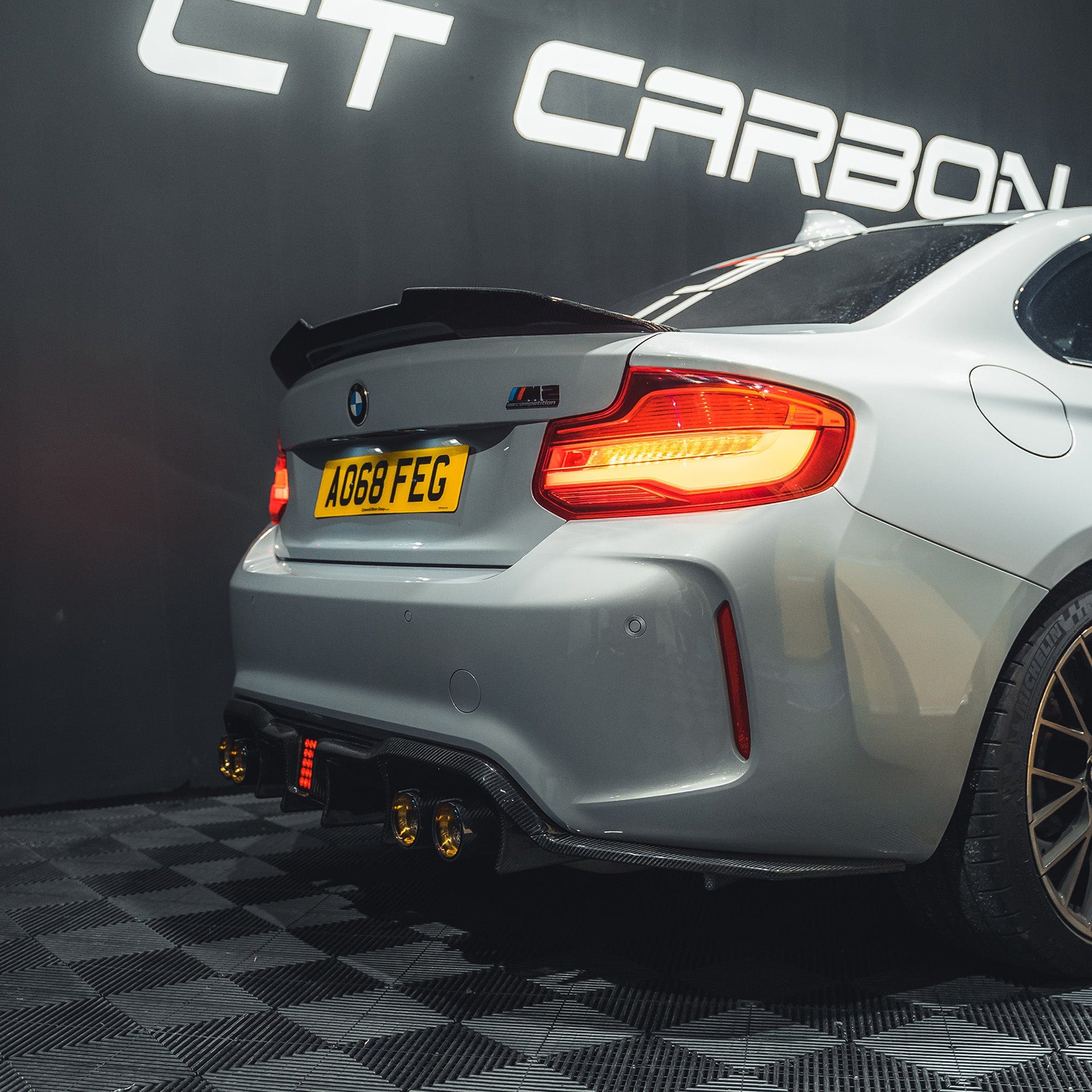 CT CARBON Spoiler BMW M2 / M2C F87 & F22 2 SERIES CARBON FIBRE DUCKTAIL SPOILER - PS STYLE