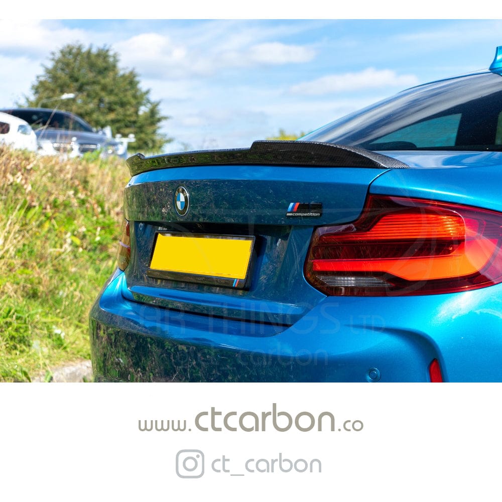 CT CARBON Spoiler BMW M2 / M2C F87 & F22 2 SERIES CARBON FIBRE SPOILER - CS STYLE