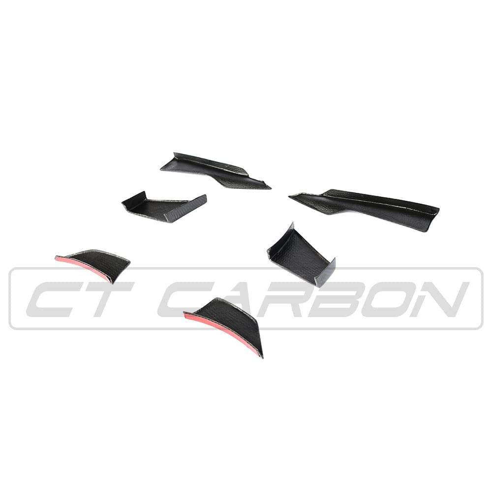 CT CARBON Vehicles & Parts BMW M3/M4 F80/F82/F83 CARBON FIBRE CANARD FINS - MA STYLE