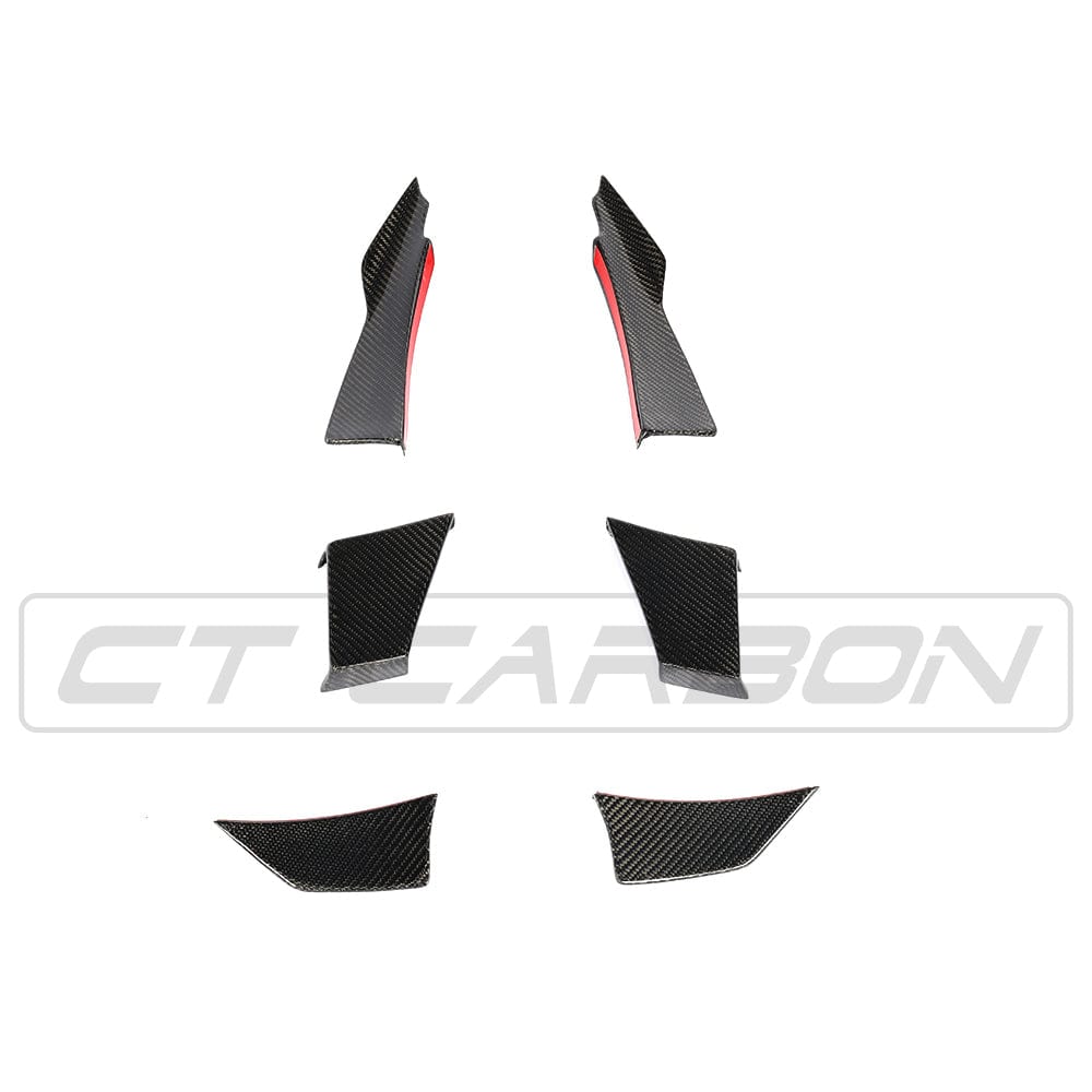 CT CARBON Vehicles & Parts BMW M3/M4 F80/F82/F83 CARBON FIBRE CANARD FINS - MA STYLE