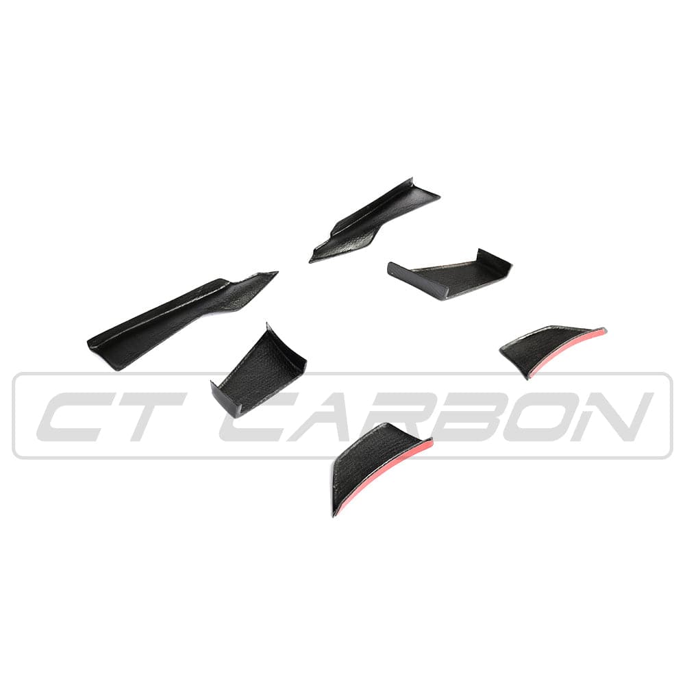 CT CARBON Vehicles & Parts BMW M3/M4 F80/F82/F83 CARBON FIBRE CANARD FINS - MA STYLE