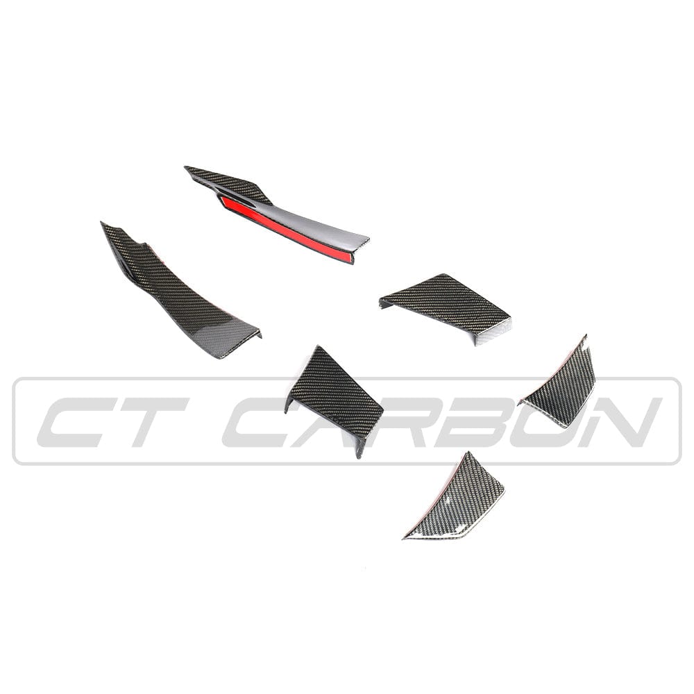 CT CARBON Vehicles & Parts BMW M3/M4 F80/F82/F83 CARBON FIBRE CANARD FINS - MA STYLE