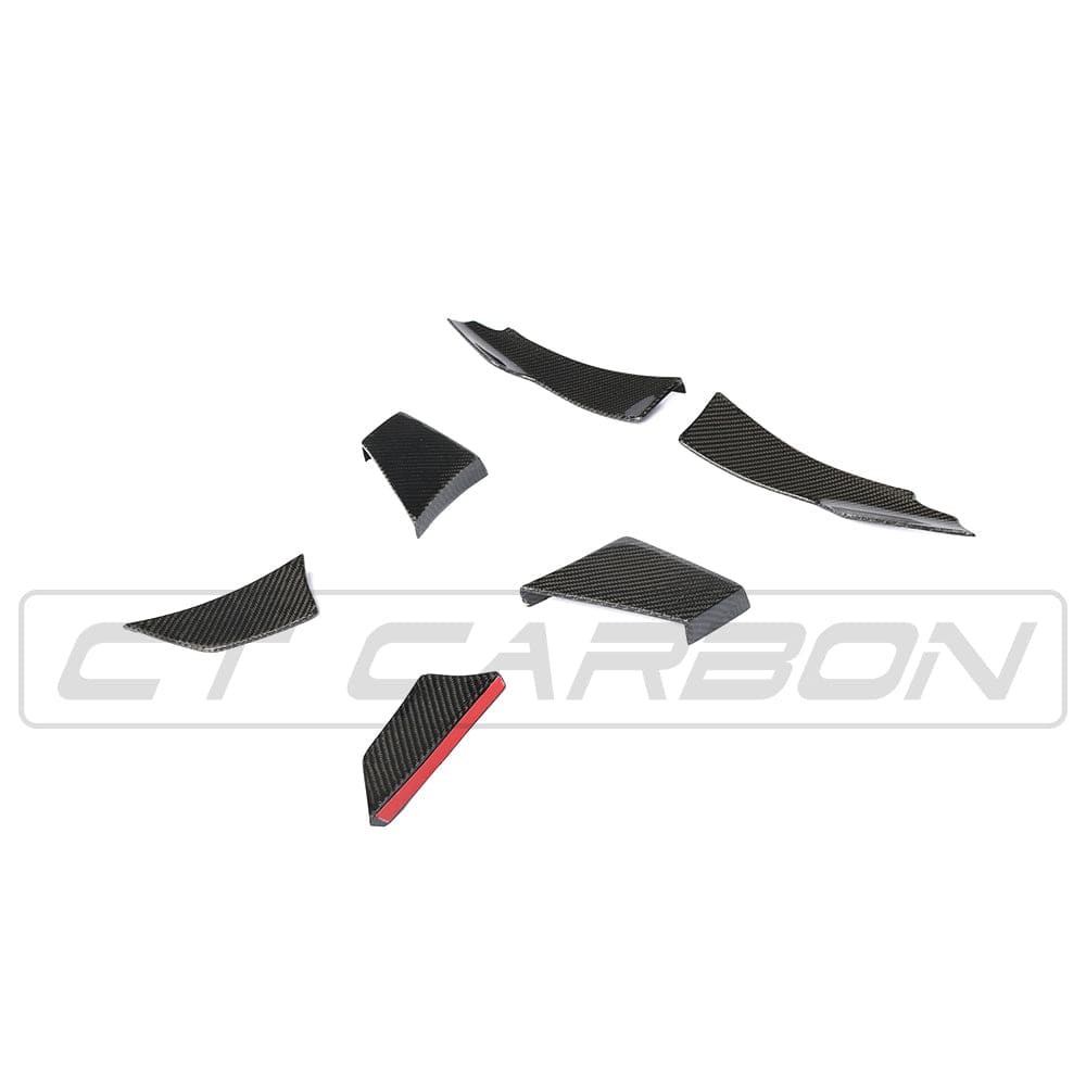 CT CARBON Vehicles & Parts BMW M3/M4 F80/F82/F83 CARBON FIBRE CANARD FINS - MA STYLE