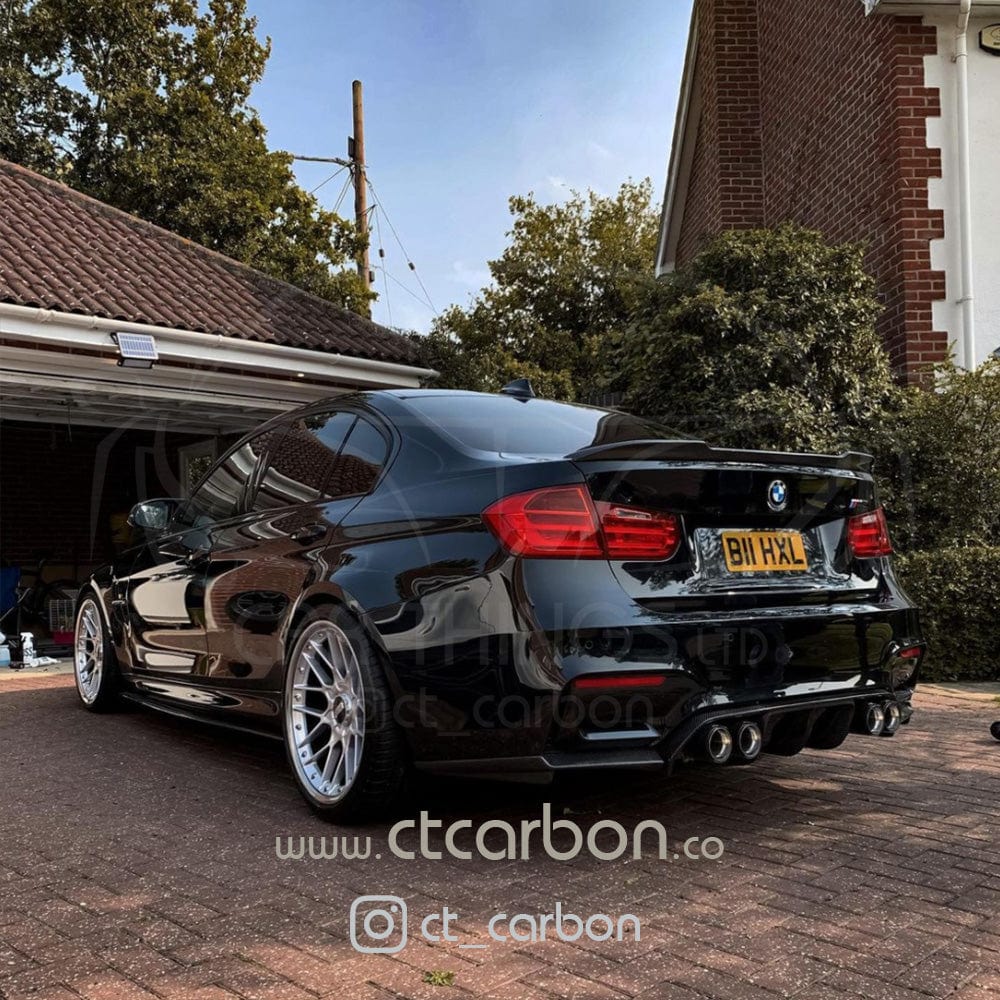 CT CARBON Splitter BMW M3 (F80) SALOON FULL CARBON FIBRE KIT - V STYLE